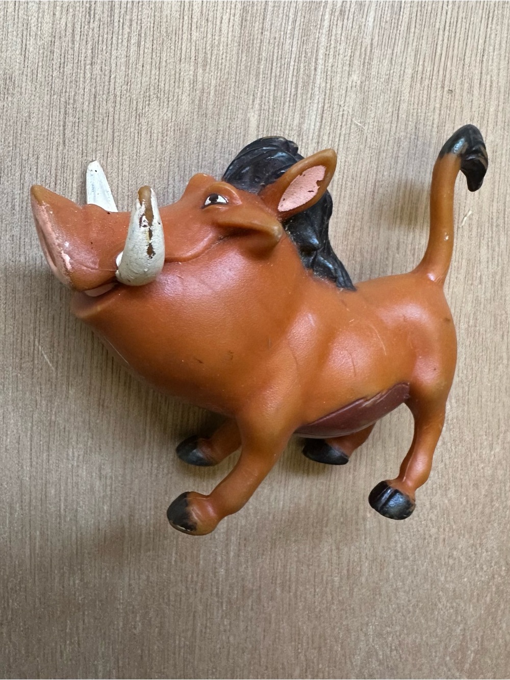 Vintage 90s Pumbaa Disney The Lion King 2.5” Solid Bendy Figure Kids Toy